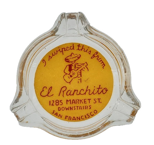 Vintage marketing ashtray el - ashtray,